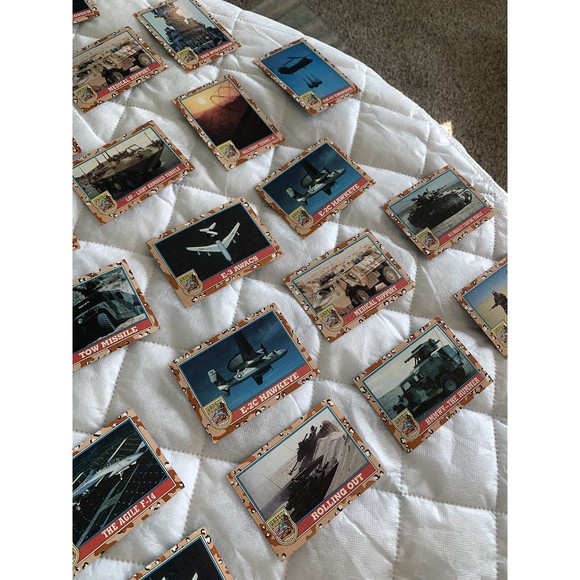 1991 Lot of 57 TOPPS Desert Storm 2nd Series Trading Cards Vintage 🇺🇸🇺🇸 - Picture 11 of 12